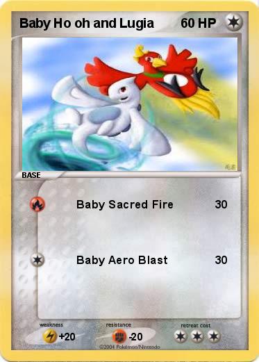Pokemon Baby Ho oh and Lugia