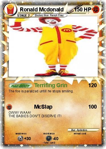 Pokemon Ronald Mcdonald