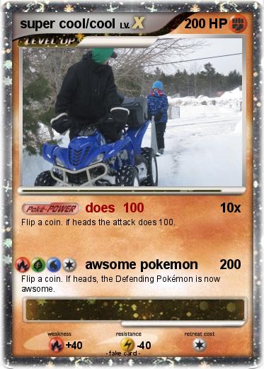 Pokemon super cool/cool