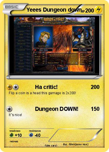 Pokemon Yeees Dungeon down