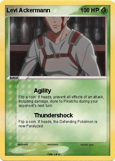 Pokemon Levi Ackermann