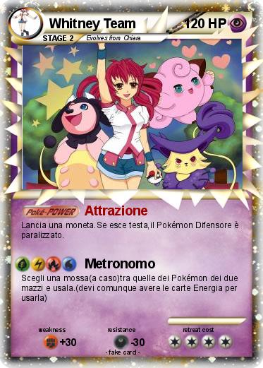 Pokemon Whitney Team