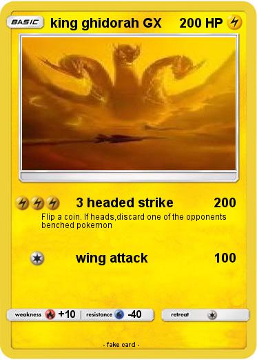 Pokemon king ghidorah GX