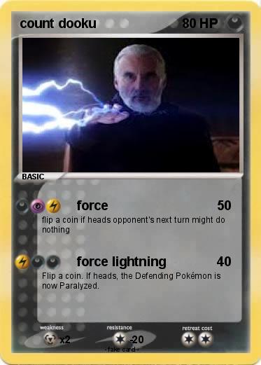 Pokemon count dooku