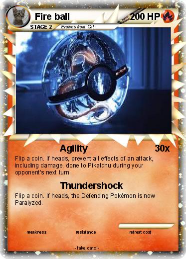 Pokemon Fire ball