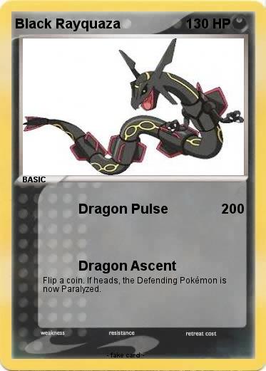 Pokemon Black Rayquaza