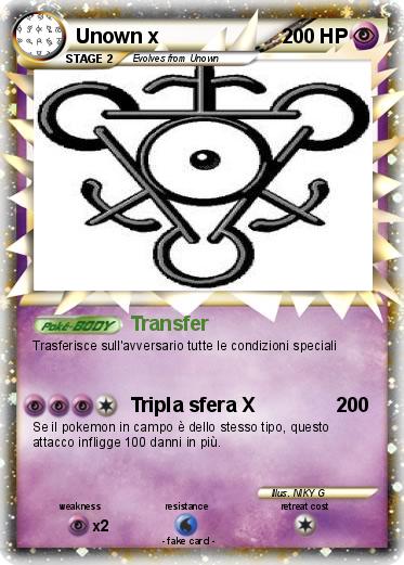Pokemon Unown x