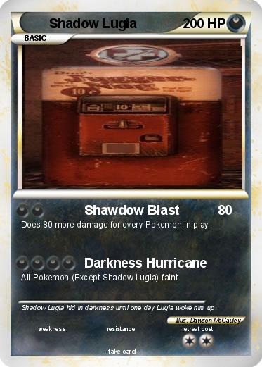 Pokemon Shadow Lugia