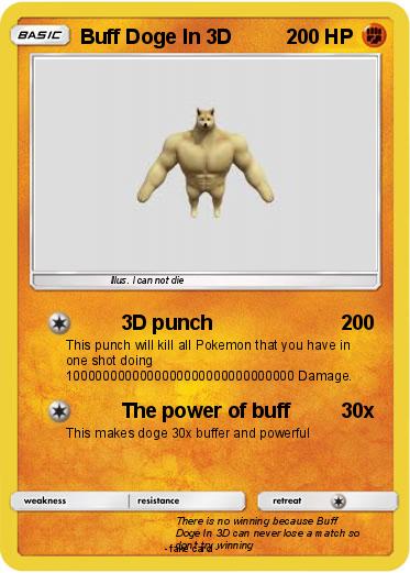 Pokemon Buff Doge In 3D
