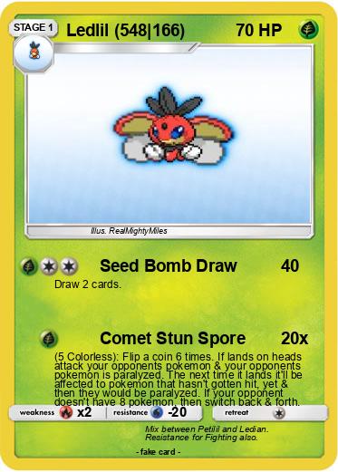 Pokemon Ledlil (548|166)