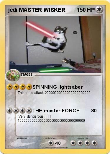 Pokemon jedi MASTER WISKER