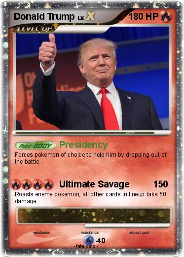 Pokemon Donald Trump