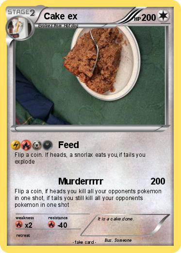 Pokemon Cake ex