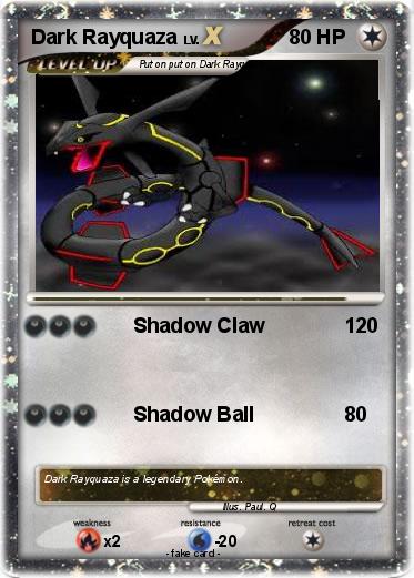 Pokemon Dark Rayquaza