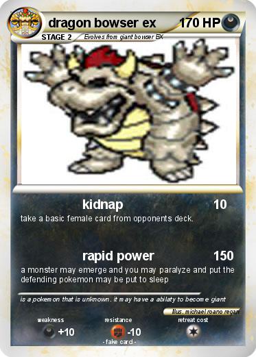 Pokemon dragon bowser ex