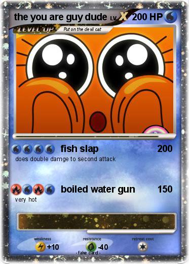 Pokemon the you are guy dude