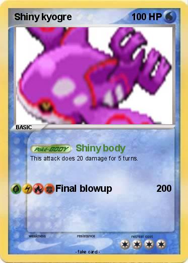 Pokemon Shiny kyogre