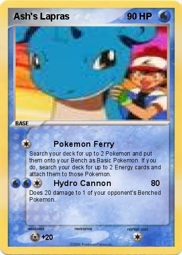 Pokemon Ash's Lapras
