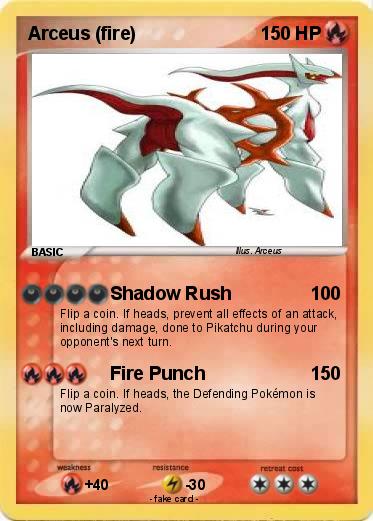 Pokemon Arceus (fire)
