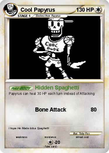 Pokemon Cool Papyrus