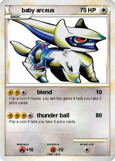 Pokemon baby arceus