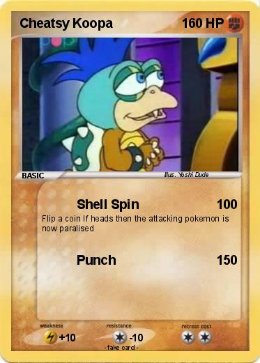 Pokemon Cheatsy Koopa