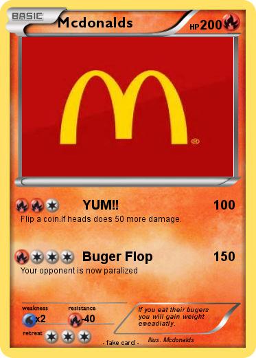 Pokemon Mcdonalds