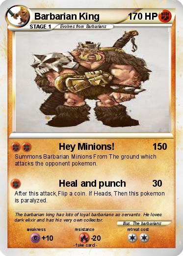 Pokemon Barbarian King
