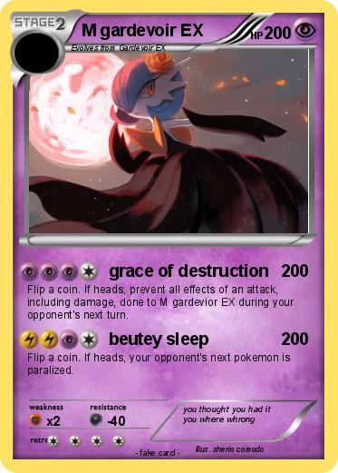 Pokemon M gardevoir EX