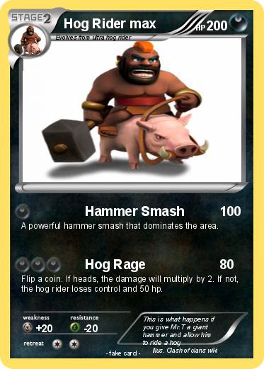 Pokemon Hog Rider max
