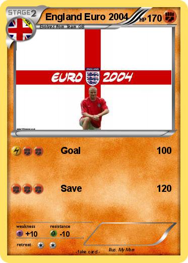 Pokemon England Euro 2004