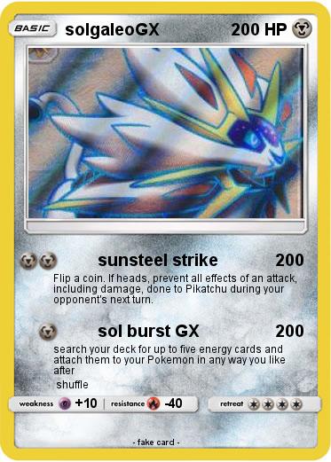 Pokemon solgaleoGX