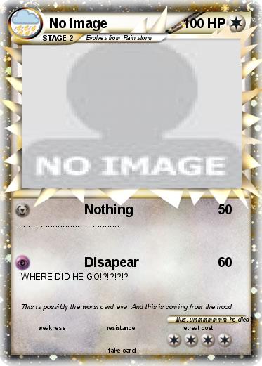 Pokemon No image