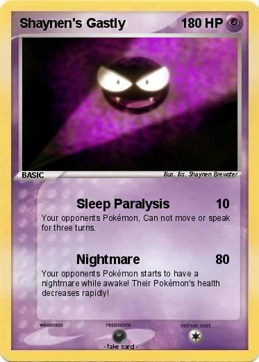 Pokemon Shaynen's Gastly