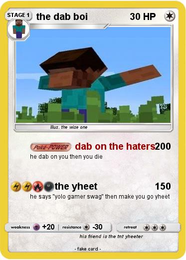Pokemon the dab boi