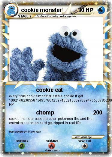 Pokemon cookie monster