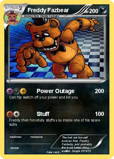 Pokemon Freddy Fazbear