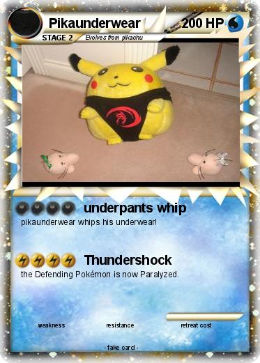 Pokemon Pikaunderwear