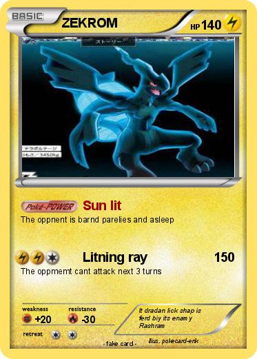 Pokemon ZEKROM