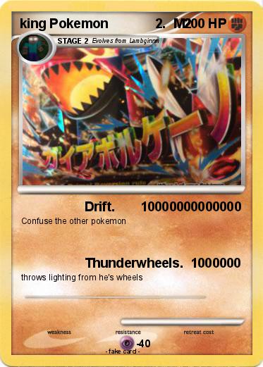 Pokemon king Pokemon             2.  M2