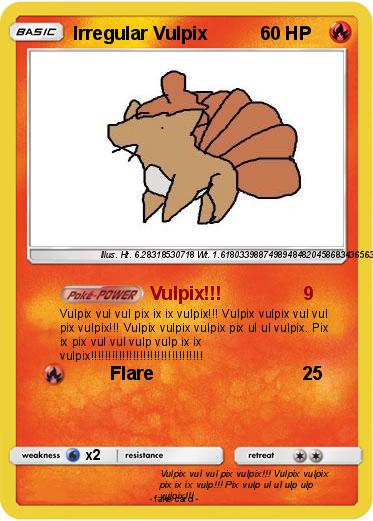 Pokemon Irregular Vulpix