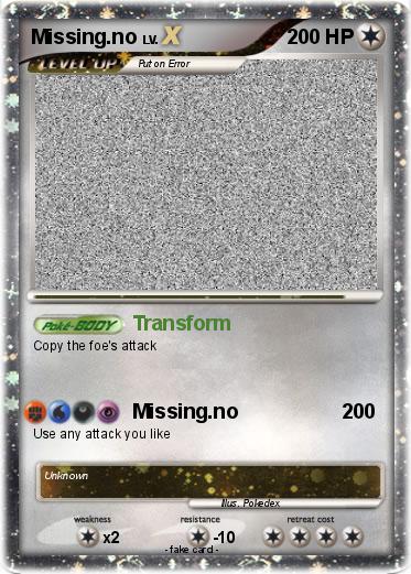 Pokemon Missing.no