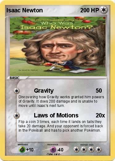 Pokemon Isaac Newton