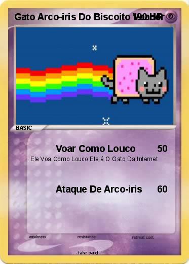 Pokemon Gato Arco-iris Do Biscoito Voador