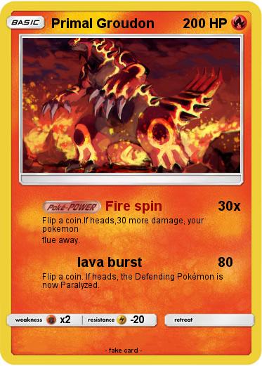Pokemon Primal Groudon