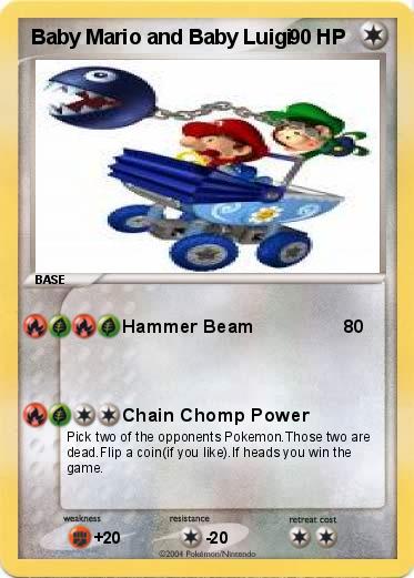 Pokemon Baby Mario and Baby Luigi