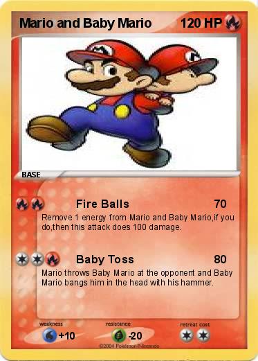 Pokemon Mario and Baby Mario