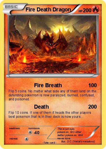 Pokemon Fire Death Dragon