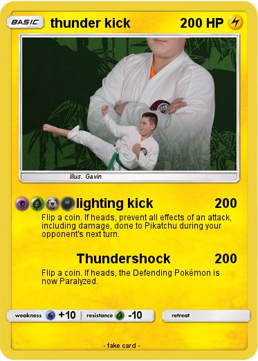 Pokemon thunder kick