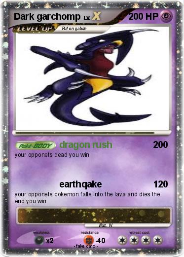 Pokemon Dark garchomp
